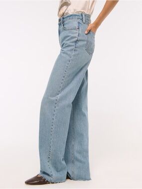 Abercrombie & Fitch The Loose High Rise Straight Jeans Size 28/6R